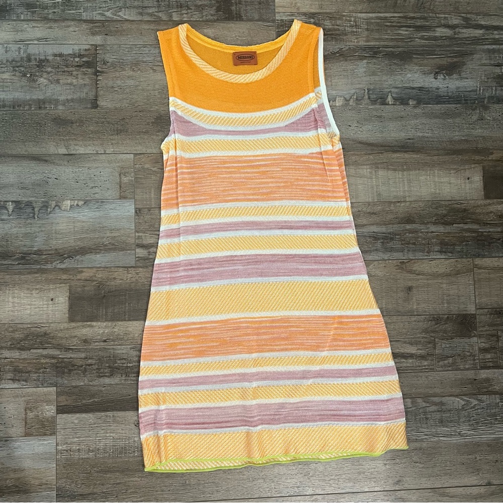 MISSONI • Metallic Knit Dress